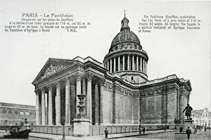 Pantheon Prints: The Pantheon, Paris, France