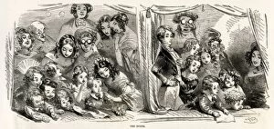 Images Dated 14th September 2017: Pantomime audience 1850