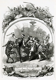 Images Dated 20th January 2017: Pantomime at Dury Lane: Whittiington and his Cat 1876