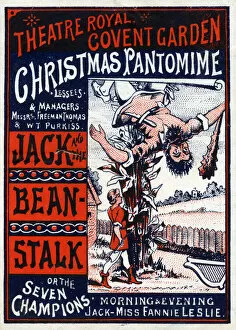 Fanny Gallery: Pantomime, Jack and the Beanstalk, or the Seven Champions, Theatre Royal, Covent Garden