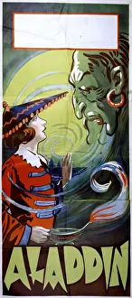 Pantomime poster, Aladdin