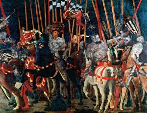 Images Dated 5th August 2015: Paolo Uccello. The Battle of San Romano. 1456