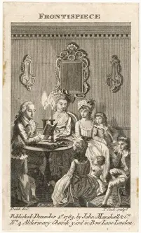 Papa Prints: Papa Reads to Family