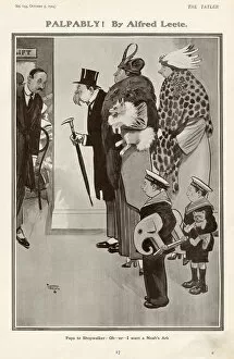 Papa Gallery: Papa to shopwalker: Oh er -I wanta Noahs Ark. Date: 1914