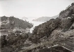 Slope Prints: Papenberg, Papenburg, Nagasaki harbour, Japan