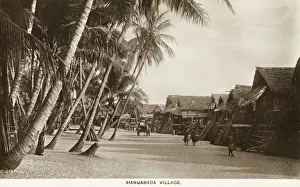 Guinea Prints: Papua New Guinea - Hanuabada Village
