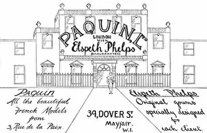 Images Dated 1st August 2017: Paquin Phelps advertisement, 1923