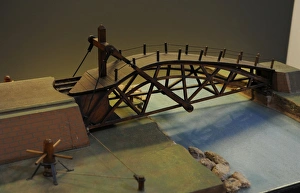Parabolic bridge. Model by Ermenegildo Menighetti, 1952-1953 Parabolic bridge. Model by Ermenegildo Menighetti, 1952-1953