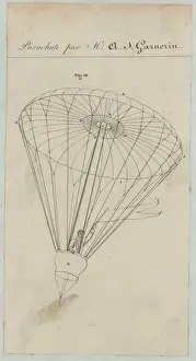 Garnerin Prints: Parachute par Mr. AJ Garnerin