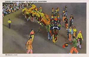 Dragons Prints: Parade, Chinatown, San Francisco, California, USA
