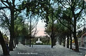 Helier Prints: Parade & Don Monument, St Helier, Jersey