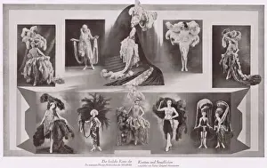 Herman Prints: A parade of some the exotic costumes in Herman Hallers Noch und Noch, Admiralspalast