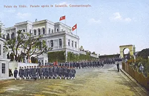 Parade after Friday Prayers past the Yildiz Palace, Istanbul