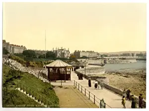 Parade (i. e. promenade) from Anchor Head, Weston-super-Mare