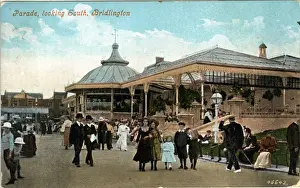 Filey Prints: Parade Looking South, Bridlington, Yorkshire