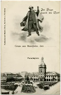 Mannheim Prints: Paradeplatz in Mannheim, Germany