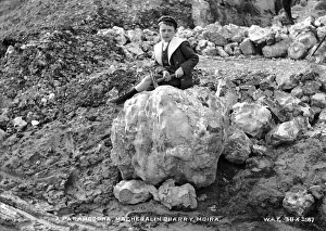 Quarry Prints: A Paramoudra, Magheralin Quarry, Moira