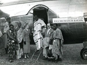 Airspeed Gallery: The Paramount Chief of the Ashanti leaves Airspeed Ambas?