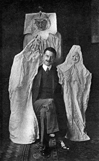 Fraud Prints: Paranormal: William S. Marriott exposes fake spirit figures