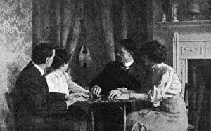 Hook Prints: Paranormal: William S. Marriott fake seance with flying banjo