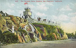Heights Prints: The Parapet, Sutro Heights, San Francisco, California, USA