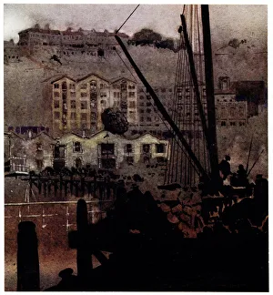 Wharves Prints: Parbury's Wharves
