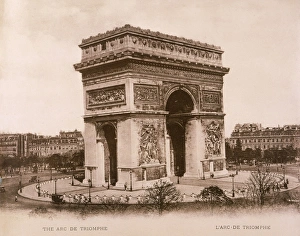The Arc de Triomphe, Paris France