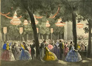 Chandeliers Prints: Paris Ball - Bal d Asnieres
