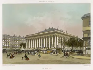 Milling Prints: PARIS BOURSE 1863