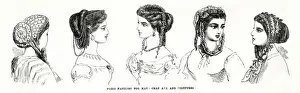 Paris coiffures for May 1866