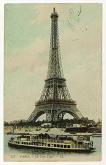 Sight Seeing Gallery: Paris / Eiffel Tower 1908
