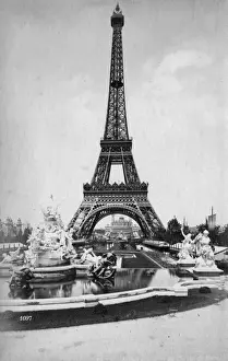 Trocadero Prints: Paris / Eiffel Tower C1889