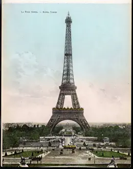 Seine Prints: Paris / Eiffel Tower C1905