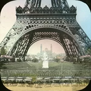 Erected Gallery: Paris Exhibition of 1889 - Base of Eiffel Tower