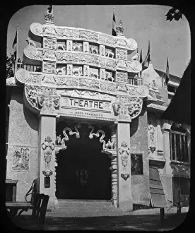 Paris Exhibition of 1889 - Entrance to the French Indies Th