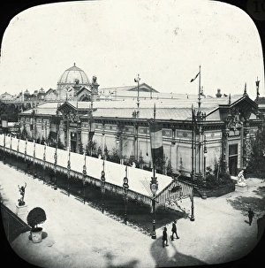 Paris Exhibition of 1889 - ( Exhibition) from Dome - right Paris Exhibition of 1889 - ( Exhibition) from Dome - right