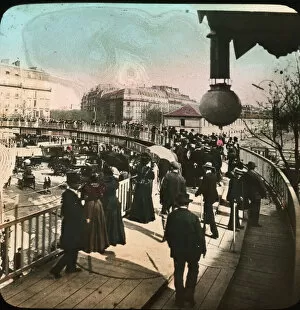 Walkway Collection: Paris Exhibition of 1889 - Moving platform