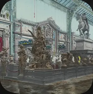 Paris Exhibition 1900 - Bronze Exhibits in Nave
