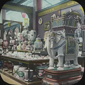 Exhibits Prints: Paris Exhibition 1900 - Goodes China Exhibits