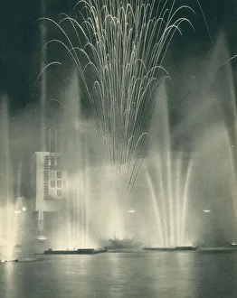 Seine Prints: Paris Expo 1937, Illuminated Water Display