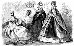Satin Collection: Paris fashions for November, 1864