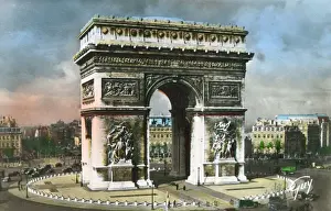 Paris, France - Arc de Triomphe de L Etoile (1806-1836)
