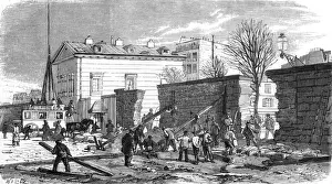 Paris, France - Barriers Destroyed