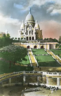 Images Dated 12th March 2019: Paris, France - Basilique de Sacre-Coeur de Montmartre