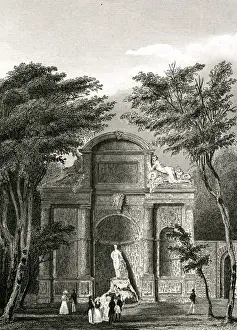 Pitcher Prints: Paris, France - Chateau d Eau, Jardin du Luxembourg
