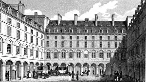 Finances Prints: Paris, France - Cour du Ministre des Finances