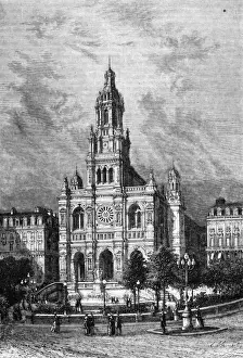 Eglise Prints: Paris, France - Eglise de la Trinite