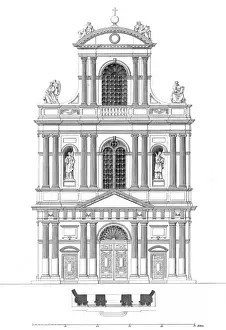 Eglise Prints: Paris, France - Eglise de Saint Gervais et Saint Protais