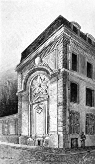 Paris, France - Facade de la Chapelle du College Grandmont Paris, France - Facade de la Chapelle du College Grandmont