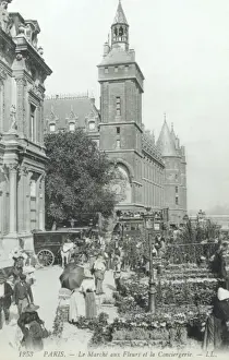 Paris, France - Flower Market and the Conciergerie